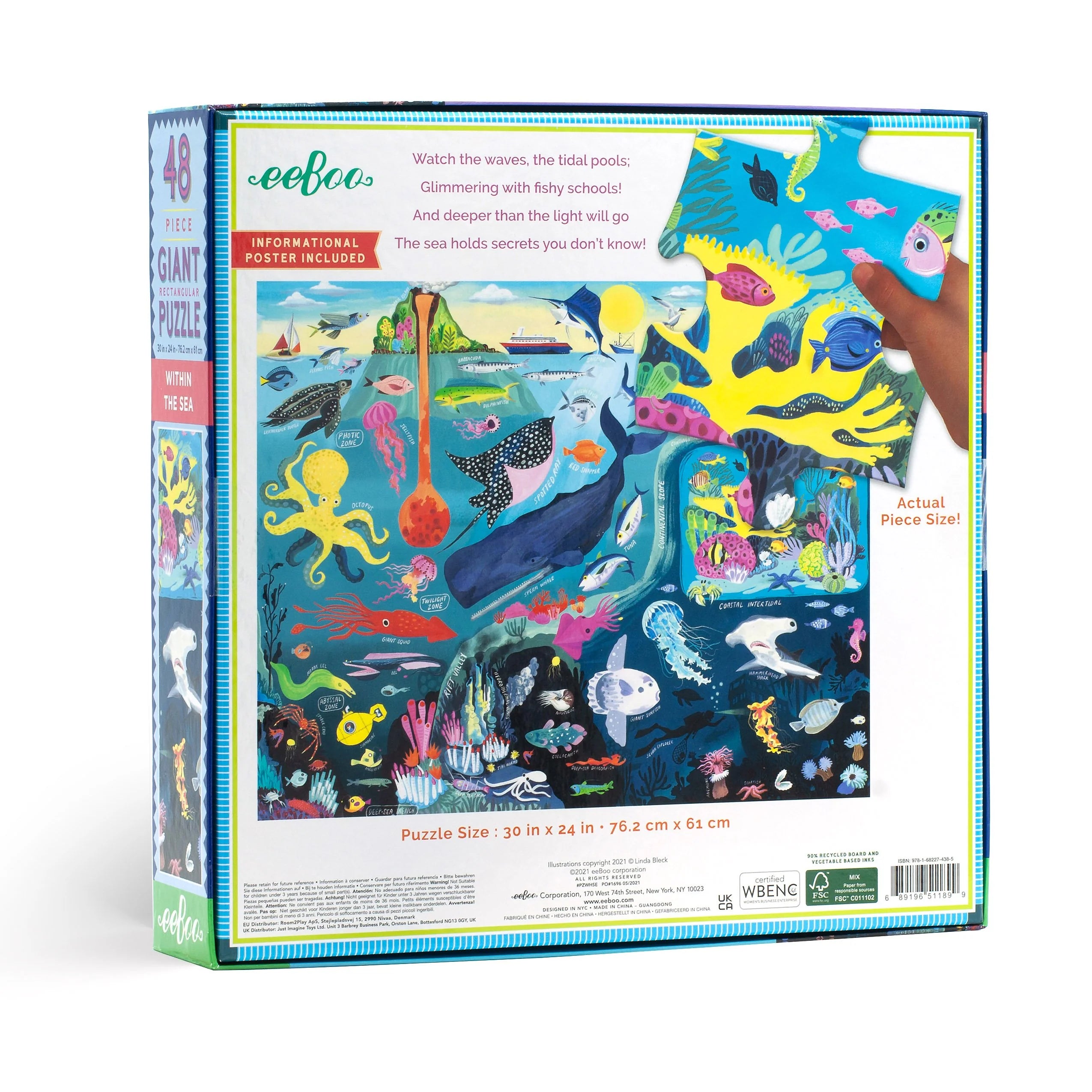 Within the Sea 48 Piece Giant Puzzle
