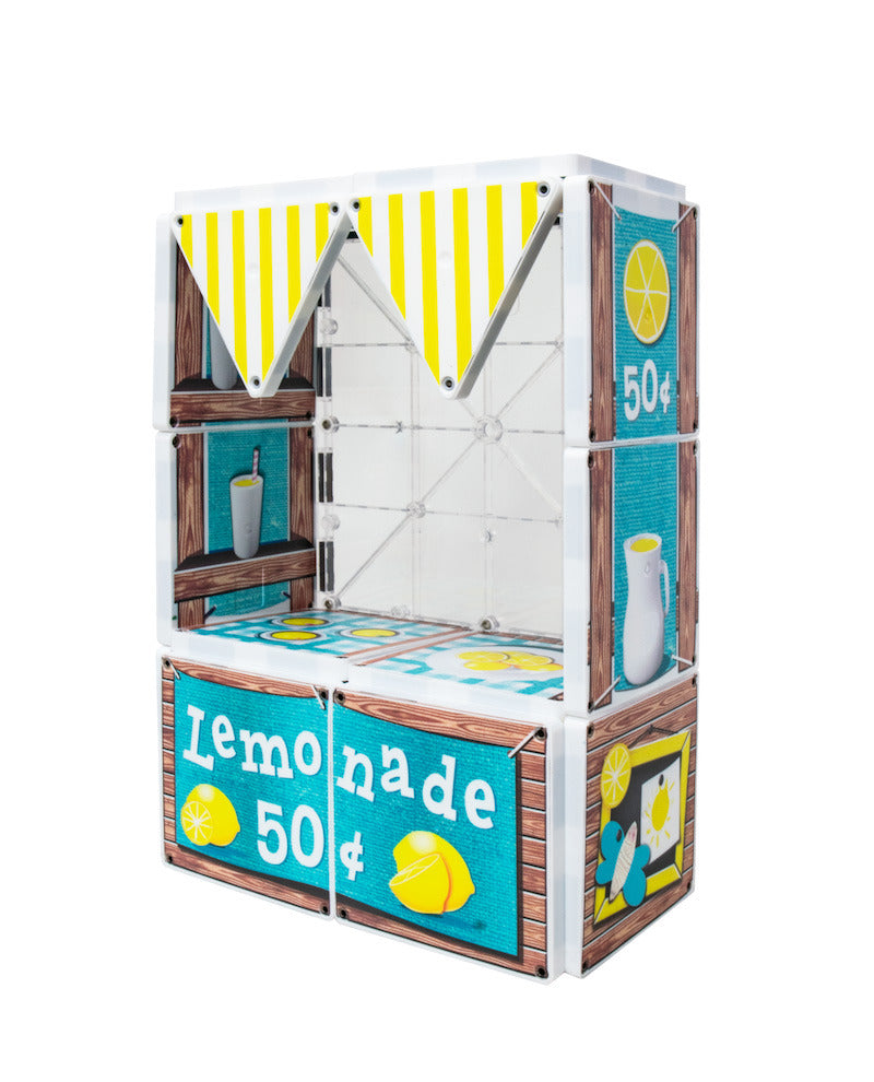 MAGNA-TILES® DOLLARS AND CENTS LEMONADE STAND